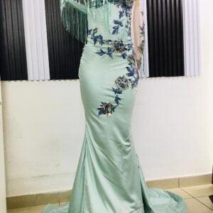 sky blue bridge dress