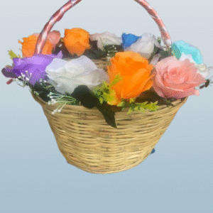 reeds flower basket